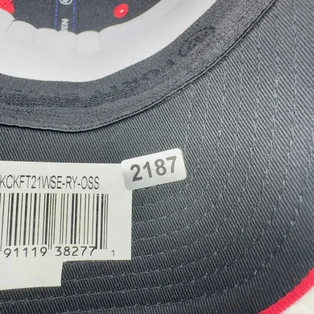 NEW '47 Contender New York Giants Baseball Cap Stretch Fit Blue Red Mens OSFA - Picture 7 of 7